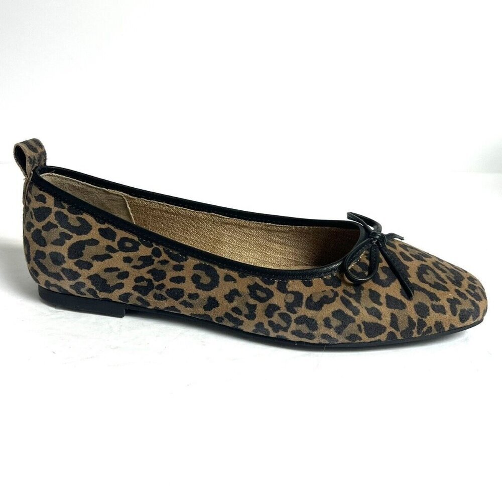 Kelsi Dagger Women’s Frankie Leopard Print Slip-On Flats, Size 9M